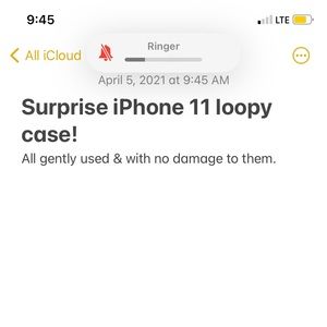 Surprise iPhone 11 loopy case